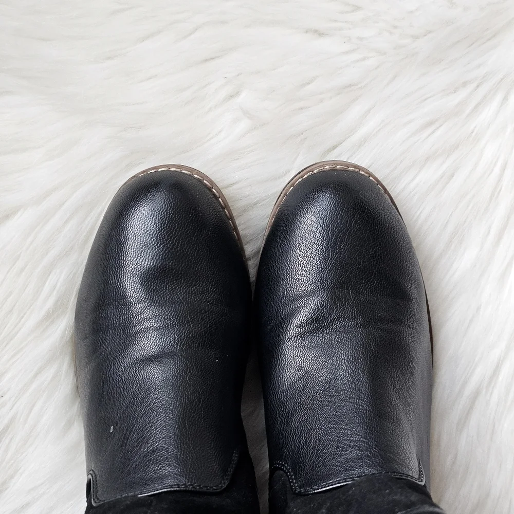 Nautica Bosun 3 Women's Mid-Shaft Black Comfy Chic Boots Size 9